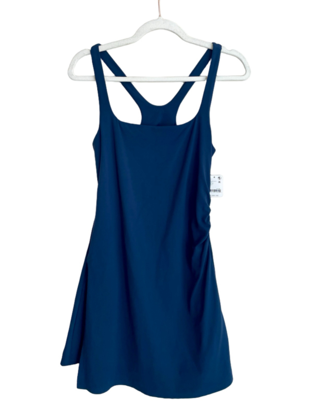 Free People FP Movement Never Better Dress M Midnight Navy NWT Built In Shorts